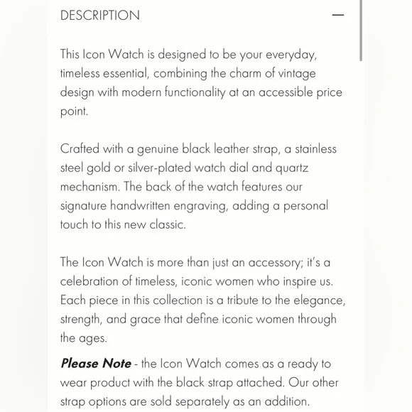 Gold and Black Icon Watch - Picture 12 of 16